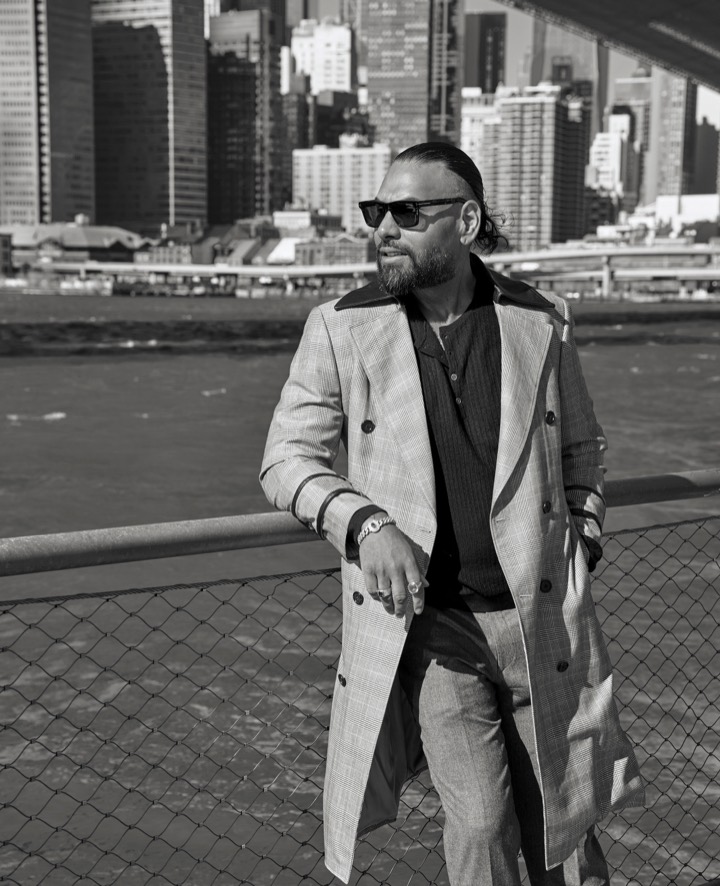 Jas Mathur on the Brooklyn waterfront